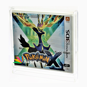 RAY YI Penjualan Langsung Pabrik Akrilik Video Game Nintendo 3DS Game Display Case untuk Nintendo 3DS Game Box