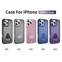 Étuis de téléphone portable en TPU+PC transparents de luxe avec bouton métallique au design unique, anti-chute, design sportif, ouvre-bouteille pour 16 17 Pro Max