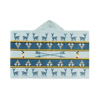 Serviette de bain douce dessin animé européen américain pour enfants imprimé Cape à capuche d'approvisionnement direct transfrontalier pour la baignade à la plage