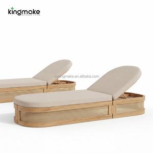 Set di Mobili da Esterno Resistenti, Lettino Prendisole Moderno <span class=keywords><strong>per</strong></span> Hotel e Piscina, Sedia a <span class=keywords><strong>Sdraio</strong></span> <span class=keywords><strong>per</strong></span> Resort - Product Image 3