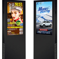 Kiosque tactile vertical sur pied pour téléviseur 4K, écran d'affichage publicitaire intérieur, écran LCD LED numérique HD