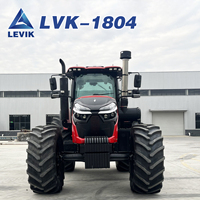 Traktor Roda Pertanian 180HP 4WD, Opsi Kustomisasi Penuh, Kabin Opsional, Pengangkat Hidrolik untuk Bajak, Garu, Subsoiler, dan Perataan Lahan