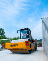 Rouleau compresseur tandem SANY de 3 tonnes avec vibration haute fréquence de 67 Hz pour le compactage de l'asphalte