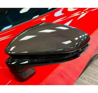 Nouvelle conception de coque de rétroviseur en fibre de carbone sèche de style N, kit de carrosserie pour rétroviseur pour Ferrari Purosangue