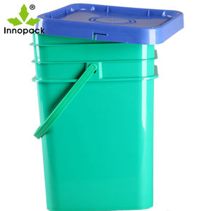 Approvisionnement d'usine de fabrication en Chine seaux carrés en plastique de 20L/5 gallons seau carré avec couvercle en vente - Product Image 6