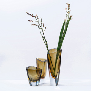 Venta al por Mayor de Floreros Modernos de Cristal Transparente con Formas Únicas, Decoración para Bodas, Tamaño Completo - Product Image 4