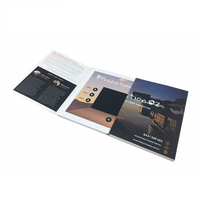 Carte d'invitation numérique avec écran LCD de 7 pouces, impression personnalisée 2026, carte de vœux vidéo, livre vidéo de mariage, brochure vidéo