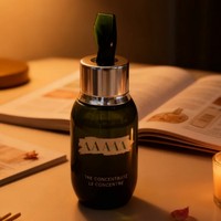 Flacon compte-gouttes en verre transparent givré de qualité supérieure avec bouchon pour sérum facial et emballage de soins de la peau de luxe (10 ml/30 ml/50 ml)