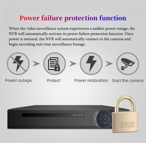 Enregistreur vidéo réseau POE 4K 16 canaux de haute qualité avec XMEYE NVR pour système de surveillance vidéo de sécurité domestique et commerciale - Product Image 5