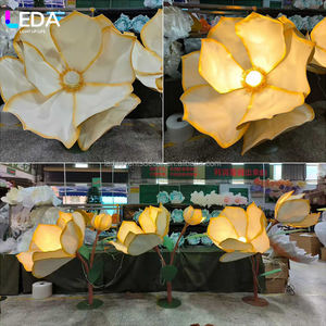 Leda ענק הוביל נייר מגנוליה עבור צבעי רקע חתונה קישוט פרחים - Product Image 2