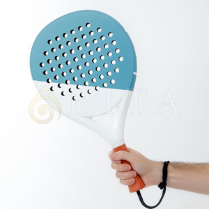 Raquettes de padel en fibre de carbone légères et de haute qualité, OEM, pour l'entraînement sportif, raquettes de badminton personnalisables avec faible MOQ - Product Image 6