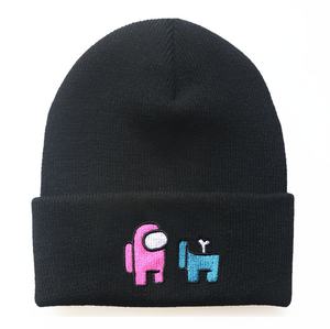 Dibujos animados bonitos para estudiantes <span class=keywords><strong>de</strong></span> hombres y mujeres para el juego <span class=keywords><strong>Among</strong></span> <span class=keywords><strong>Us</strong></span>, sombrero bordado, suéter cálido para días fríos, imagen <span class=keywords><strong>de</strong></span> estilo 3D - Product Image 2