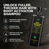 Shampooing activateur de racines à marque privée, anti-chute, anti-pelliculaire, pour cheveux clairsemés, sans sulfate, stimulant la croissance des cheveux pour hommes