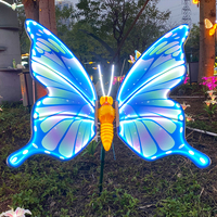 Momovalley Guirlande lumineuse LED multicolore en forme de papillon, étanche, à suspendre pour arbre, jardin, mariage, Thanksgiving, festival, aménagement paysager