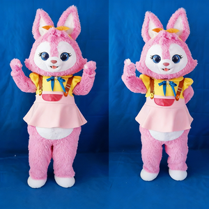 Costume <span class=keywords><strong>de</strong></span> mascotte en peluche personnalisé Uyeah pour adultes, <span class=keywords><strong>lapin</strong></span> <span class=keywords><strong>de</strong></span> Pâques rose, <span class=keywords><strong>tenue</strong></span> <span class=keywords><strong>de</strong></span> cosplay pour les célébrations - Product Image 2