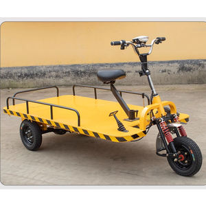 Chariot électrique de transport de marchandises lourdes, plateforme en plastique, trois roues, marque OEM JUNCHI, industriel, agricole - Product Image 5