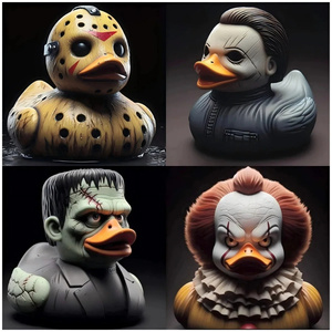 <span class=keywords><strong>Film</strong></span> classique inspiré <span class=keywords><strong>film</strong></span> <span class=keywords><strong>d</strong></span>'<span class=keywords><strong>horreur</strong></span> personnage canard Statue résine artisanat pour Halloween <span class=keywords><strong>d</strong></span>écoration Unique collection ornement - Product Image 3