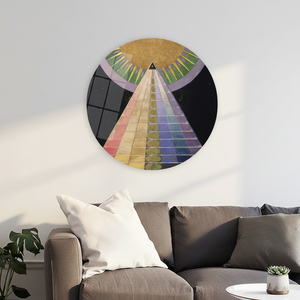 Hilma af Klint Altarpiece: Tempered Glass <b>Wall</b> Art - Printed <b>Canvas</b>,TEMPERED GLASS ART - Product Image 3