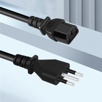 Bestseller Italienischer IEC-Standard IP20 CEI C13 IT-Stecker Netzkabel für Haushaltsgeräte XUZHAO XZ-Y31/XZ-C13 1,5m