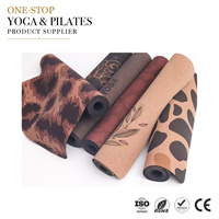 Tapis de yoga ZENJOY pour la remise en forme à domicile, tapis de yoga écologique en caoutchouc naturel pliable pour les voyages avec impression