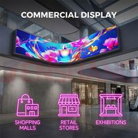 Écran d'affichage numérique flexible Scrooling Message pour centre commercial, salle d'exposition, enseigne de magasin LED, panneau routier, guide routier