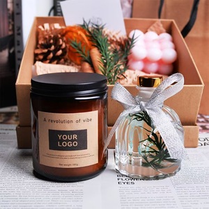 Bougies parfumées de luxe et diffuseur de roseaux étiquette personnalisée cadeaux de mariage et de fête des mères YNK-001 modèle de parfum YOUNIKE de longue durée - Product Image 5