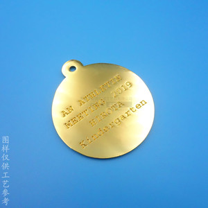 Gold Plated Alloy Medal With Cartoon Design For Children Honor Plaque Geometric Shape Durable Gift - Product Image 3