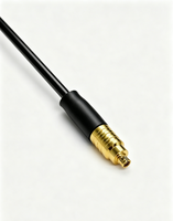 Connecteur RF à angle droit CY150-SSMP-KW/CSMP-K-200 plaqué or 50 Ohm, assemblage de câble coaxial flexible pour tests haute fréquence
