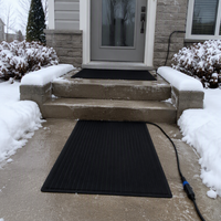Tapis chauffant pour la fonte de la neige en extérieur avec câble chauffant |   Préparez la glace instantanément avec Plug & Melt |   Compatible 110V/220V |   Approvisionnement direct d'usine