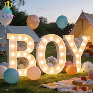 Numeri Luminosi da 4 Piedi, Insegna con Lettere Giganti in Acciaio per Decorazioni di Eventi, Matrimoni e Feste - Product Image 3