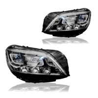 Faros LED para Cls W218 2015 2016 2017 2018, Luces de Coche Matrix de Alta Gama 550 350 400 500 A2188203959 A2188204059