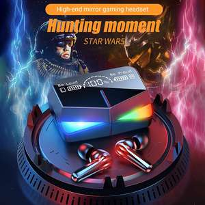 Échantillons gratuits M28 <span class=keywords><strong>2023</strong></span> OEM ODM écouteurs véritable casque sans fil avec micro casques audio basse étanche LED TWS écouteurs de jeu - Product Image 3