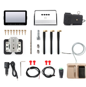 Caméra de grue à flèche 24V avec écran 10,1 pouces 1080p, zoom 30X, surveillance longue portée des angles morts et GPS interne pour grue à tour - Product Image 2