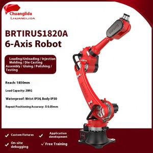 Robot de soudage Braunte, bras robotique industriel à six axes, palettisation professionnelle, manutention, entraînement électrique 20 kg, protection IP40 - Product Image 6