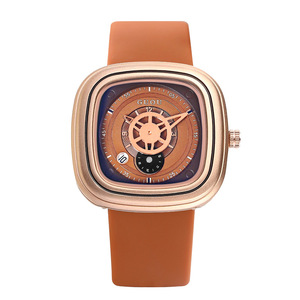 Reloj de Pulsera Minimalista Casual para Mujer, Correa de Silicona, Diseño Cuadrado de Lujo Ligero, Reloj de Cuarzo - Product Image 2