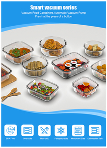 Scatola <span class=keywords><strong>sottovuoto</strong></span> per la conservazione della cucina contenitore sigillato per la conservazione degli alimenti scatola di immagazzinaggio in <span class=keywords><strong>vetro</strong></span> alto borosilicato sicuro e riscaldato a microonde - Product Image 3