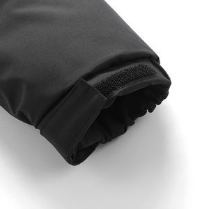 Jaket atletik kasual tahan angin pria, pakaian olahraga ritsleting warna polos dalam ukuran XL berpola bergaris 2024 - Product Image 6