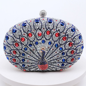 Pochette ornée de cristaux avec perles en strass, sac à main scintillant pour soirée, pochette exquise pour femme - Product Image 4