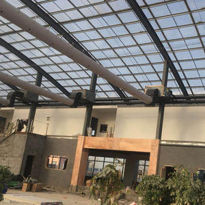 Retardante de llama Personalizado Calcetín de aire sin corrientes Conducto textil Ventilación Tela ignífuga Conducto de aire para almacén - Product Image 5