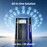 Group Control Box for Phone Farm Server Rack Unified Management 20 Mobile Base Plates Models S8 - S10 Note5 - Note10 43.5x27x9CM