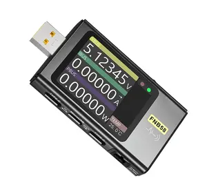 Hot Verkoop Fnirsi Fnb58 Voltmeter Ampèremeter TYPE-C Snelle Oplaaddetectie Usb Tester Met/Zonder Bluetooth