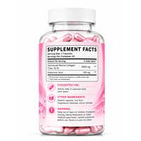 Collagène marin avec collagène de type 1 et 3 et acide hyaluronique avec collagène hydrolysé, complément alimentaire pour la santé de la peau en capsules