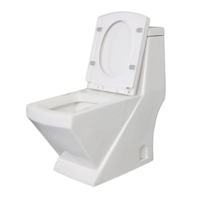 โถสุขภัณฑ์เซรามิคทรงสี่เหลี่ยม<span class=keywords><strong>แบบ</strong></span>ติดพื้น ระบบชำระล้าง<span class=keywords><strong>แบบ</strong></span>วอชดาวน์ สำหรับโรงแรม - Product Image 3