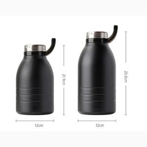 New Large Capacity 1500ml 1900ml Stainless Steel Thermos Cup Sports <b>Bottle</b> Unisex Big Belly Straw Cup <b>Bottle</b> - Product Image 1
