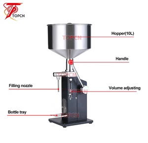 Handbetriebener Quantitativer Dosierer für Gläser und Flaschen Kleine Abfüllmaschine für Creme, Saft, Honig Manuelle Abfüllmaschine - Product Image 5