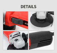 Meuleuse d'angle électrique filaire KAFUWELL PA5430 750W 125MM, qualité industrielle, outil électrique portable pour le polissage et une manipulation facile