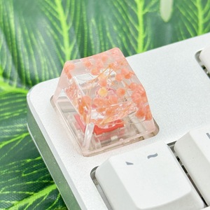 אפוקסי diy שרף keycap שקיפות גבוהה מיובש קטן גיפסופילה פרח מכני מקלדת המקש הסיטונאי - Product Image 6