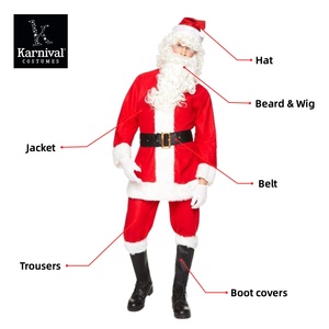 High Quality ODM Wholesale Men's <strong>Santa</strong> Costume Hot <strong>Sale</strong> Adult Christmas TV &amp; Movie <strong>Suit</strong> - Product Image 2