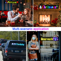 Écran LED pour voiture avec Bluetooth pour une intégration transparente avec les appareils mobiles Panneaux LED pour voiture Flexible LED RGB