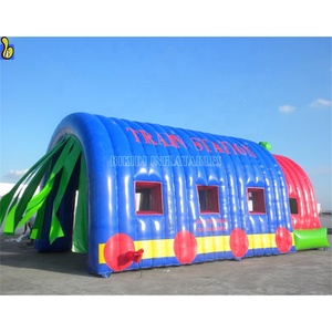 Inflatable train đường hầm, thiết kế tàu lều bơm hơi K5225-2 - Product Image 2